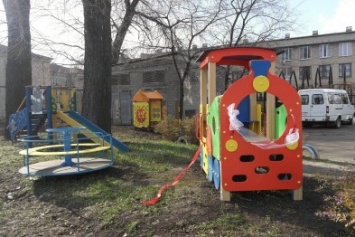 В Покровском центре реабилитации «Милосердие» появилась детская площадка