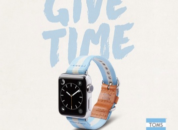Продажи ремешков Toms для Apple Watch обеспечат электроэнергией жителей Африки