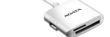 Картридер ADATA AI910 Lightning Plus с поддержкой iOS, Android и Windows