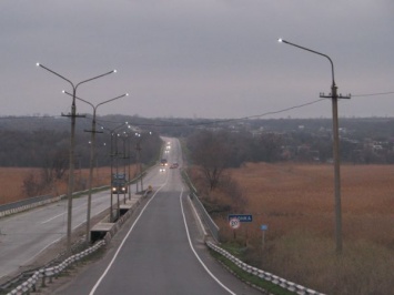 В Запорожской области устанавливают освещение, снижающее ДТП