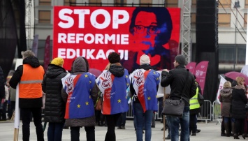 В Варшаве состоялась массовая демонстрация против запланированной реформы образования