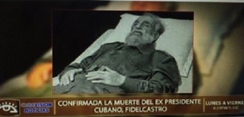 В СМИ перепутали мертвого Фиделя Кастро с восковой куклой