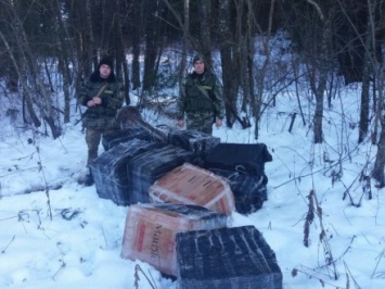 Пограничники обнаружили на границе с Румынией 30 ящиков контрабандных сигарет