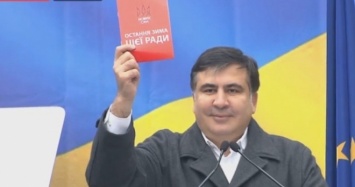 Саакашвили на митинге потребовал перевыборов в парламент