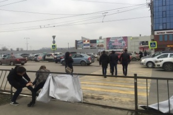 В Симферополе появился пешеходный переход с преградой (ФОТОФАКТ)