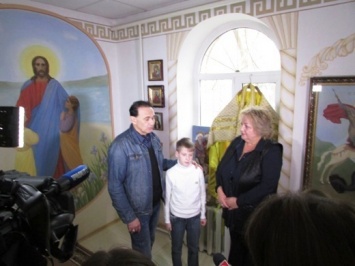 В Одесском центре социально-психологической реабилитации детей побывал известный украинский артист