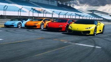Lamborghini собрала все версии Huracan в одном видео
