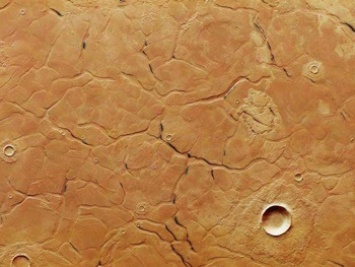 Опубликован снимок загадочной сети лабиринтов на Марсе