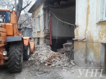 В Кропивницком укрепили дом, в котором обвалилась стена