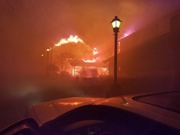 Лесные пожары в Теннесси: три человека погибли
