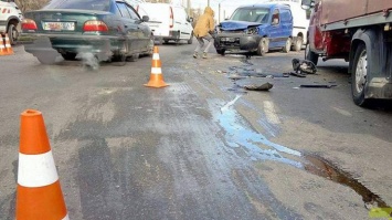 Масштабное ДТП в Одессе: разбито сразу четыре авто (фото)
