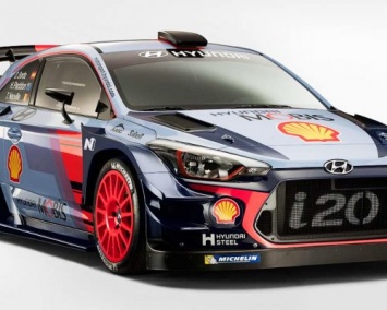 I20 COUPE 2017 года стала официальной машиной команды HYUNDAI для WRC