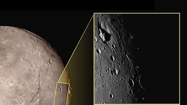 NASА: На спутнике Плутона обнаружен каменный «замок» со рвом