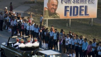 На Кубе простились с Фиделем Кастро (фото)