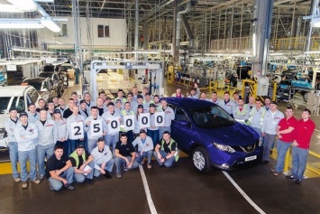 250-тысячный Nissan вышел с конвейера санкт-петербургского завода