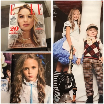 Снимки школьницы из Красноярска попали в издание Elle
