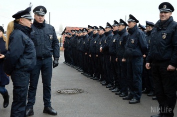 Николаевские патрульные отметили первую годовщину службы
