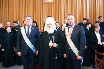 Юрию Круку и Юрию Бузько присвоены высокие звания - Почетный член Одесской духовной семинарии
