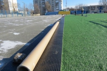 В Бердянске намечено торжественное введение в эксплуатацию футбольного поля на стадионе «Энергия»