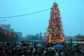 Главная елка Харькова в 1935 году - первая в СССР
