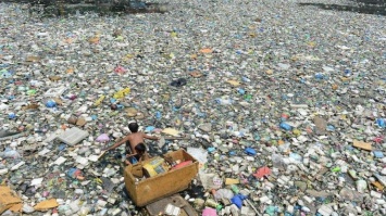В Китае появился остров из мусора