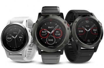 Garmin представила «умные» часы серии Fenix 5 в трех модификациях