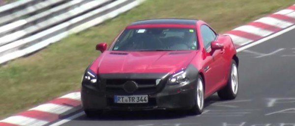 Автошпионы порадовали видео с Mercedes-Benz SLC (ВИДЕО)