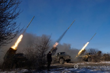 Украинских военных "накрыли" из реактивных установок