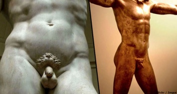 Почему у всех мужчин на древних статуях такие маленькие пенисы