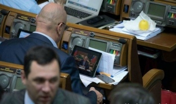 Нардеп любовался Путиным на заседании Рады (фото)