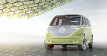 Volkswagen представил электро-минивэн I.D. Buzz с автопилотом