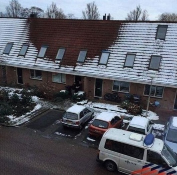 Полицейские внимательно пригляделись к крыше этого дома. Взобравшись на чердак, они оторопели от увиденного