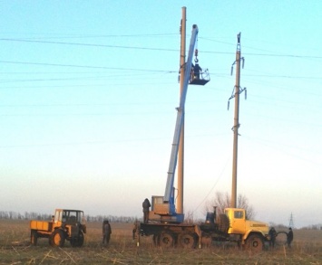 Оживили линию, которая осуществляет электроснабжение Донецкой фильтровальной станции