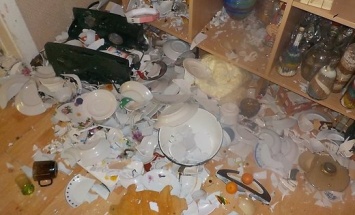 В литовской школе дежурная устроила дебош, разбив около 100 тарелок - полиции пришлось применить слезоточивый газ