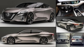 Vmotion 2.0 - концепт, которым Nissan продемонстрировал будущее своих автомобилей