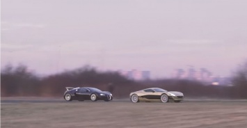 Битва титанов: электрический суперкар Rimac против Bugatti Veyron