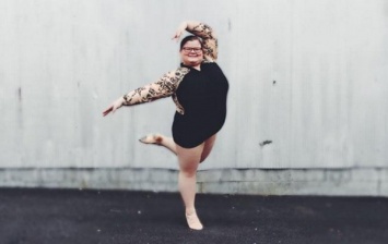 Юная балерина с нестандартными размерами прославилась в интернете