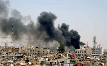 В пригороде Дамаска этой ночью прогремел взрыв
