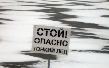 На Днепропетровщине мать с ребенком провалилась под лед