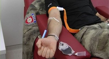 В Сумах бойцы "КОРД" сдали кровь для онкобольных детей (+фото)
