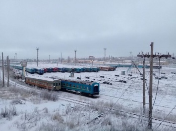 Обстрелы повредили железнодорожное депо на окраине Ясиноватой