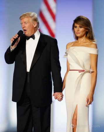 Мелания Трамп блистала на инаугурационном балу в элегантном платье