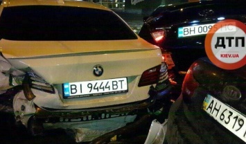 Пьяный мажор уничтожил четыре авто в Киеве