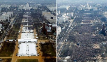 Reuters объясняет, как возник скандал с фото инаугураций Трампа и Обамы