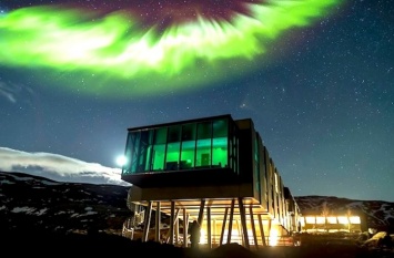 Для любителей сурового отдыха: отель, построенный на вулкане в Исландии