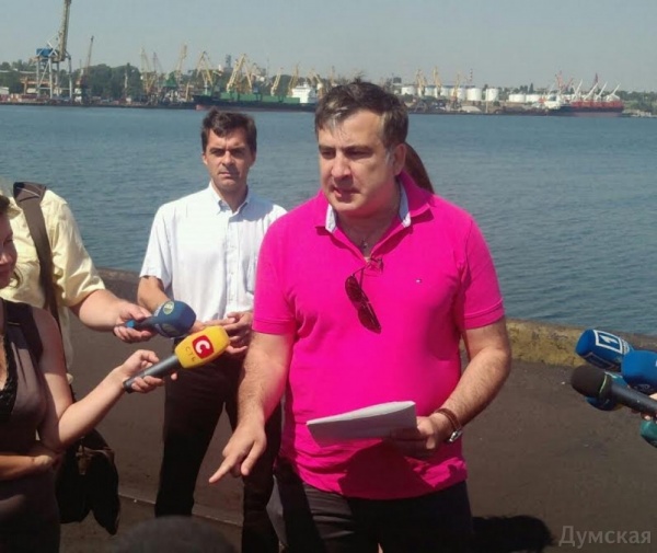 На губернатора Одесской области Саакашвили подали в суд за клевету