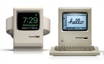 Подставка для Apple Watch в виде Macintosh 1984 года