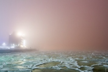 Ночная Одесса в тумане светилась как гирлянда (ФОТО)