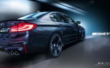 В сети показали новый "заряженный" седан BMW M5 