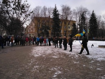 В Краматорске выступили против блокады Донбасса